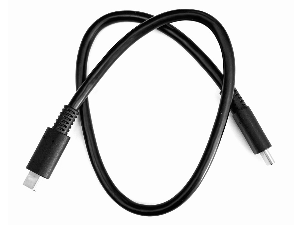 RVL UC048 USB Cable USB C to USB C 40cm Straight Black