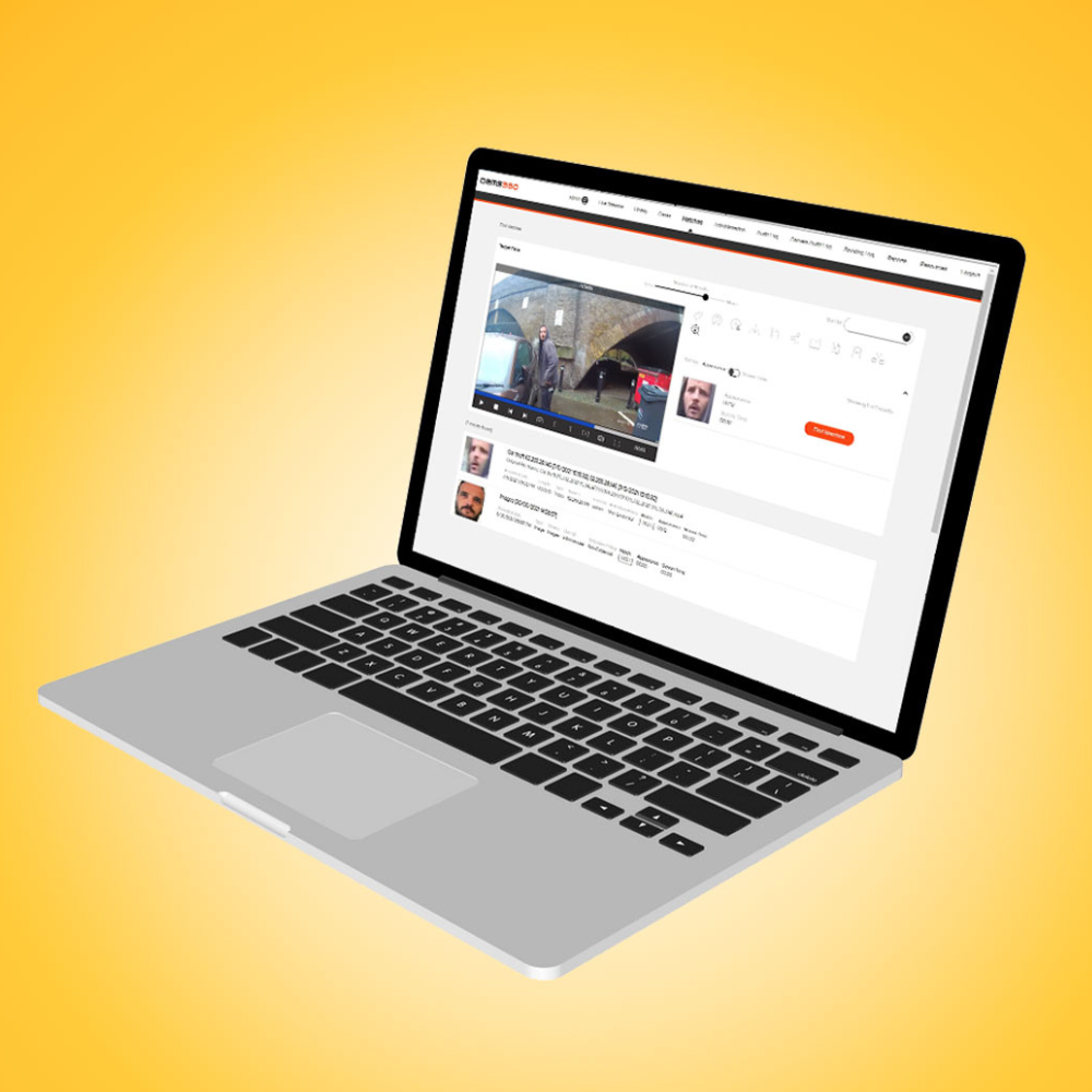 DEMS360 yellow mobile