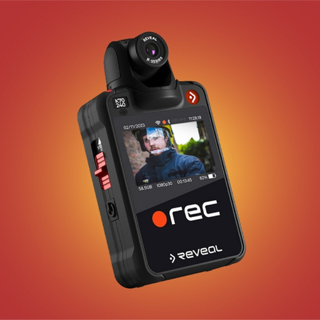K Series body camera for fire and rescue teams m